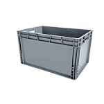 Viso bac de rangement 600 x 400 x 330 mm gerbable polypropylène 55 l - gris anthracite Viso bac de rangement 600 x 400 x 330 mm gerbable polypropylène 55 l - gris anthracite