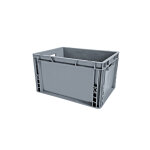 Viso bac de rangement norme europe gerbable polypropylène - 20 l - gris anthracite Viso bac de rangement norme europe gerbable polypropylène - 20 l - gris anthracite