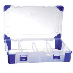 Viso bote de rangement en plastique viso, 9 compartiments amovibles