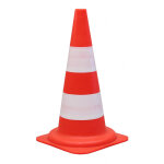 Viso cône de signalisation, classe 1, ht 50 cm - orange et blanc Viso cône de signalisation, classe 1, ht 50 cm - orange et blanc