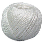 Viso ficelle en polypropylne 250g - longueur 88 mtres, diamtre fil 3 mm coloris blanc