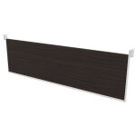Voile de fond pour bureau arold l. 160 cm - ebène support blanc Voile de fond pour bureau arold l. 160 cm - ebène support blanc