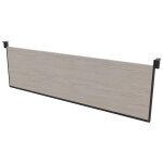 Voile de fond pour bureau arold l. 160 cm - orme gris support gris Voile de fond pour bureau arold l. 160 cm - orme gris support gris