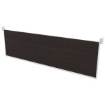Voile de fond pour bureau arold l. 180 cm - ebène support blanc Voile de fond pour bureau arold l. 180 cm - ebène support blanc