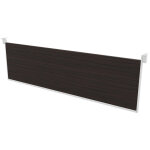 Voile de fond pour bureau arold l. 200 cm - ebène support blanc Voile de fond pour bureau arold l. 200 cm - ebène support blanc