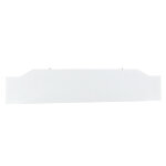 Voile de fond pour bureau droit et compact vitaly l. 140 cm - blanc