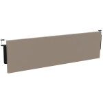 Voile de fond burocolor argile pour bureau l. 120 cm pieds noir Voile de fond burocolor argile pour bureau l. 120 cm pieds noir