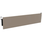 Voile de fond burocolor argile pour bureau l. 140 cm pieds noir Voile de fond burocolor argile pour bureau l. 140 cm pieds noir