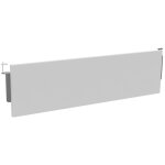 Voile de fond burocolor blanc pour bureau l. 120 cm pieds aluminium