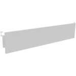 Voile de fond burocolor blanc pour bureau l. 160 cm pieds blanc
