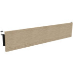 Voile de fond burocolor chne pour bureau l. 160 cm pieds noir