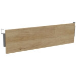 Voile de fond burocolor chne nebraska pour bureau l. 120 cm pieds aluminium