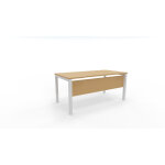 Voile de fond burocolor htre pour bureau l. 120 cm pieds blanc