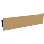 Voile de fond burocolor htre pour bureau l. 140 cm pieds noir