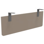 Voile de fond e - link / biospace pour bureau l. 120 cm - argile - fixations aluminium Voile de fond e - link / biospace pour bureau l. 120 cm - argile - fixations aluminium