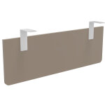 Voile de fond e - link / biospace pour bureau l. 120 cm - argile - fixations blanches Voile de fond e - link / biospace pour bureau l. 120 cm - argile - fixations blanches