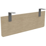 Voile de fond e - link / biospace pour bureau l. 120 cm - chne - fixations aluminium