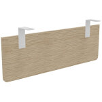 Voile de fond e - link / biospace pour bureau l. 120 cm - chne - fixations blanches