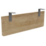 Voile de fond e - link / biospace pour bureau l. 120 cm - ch�ne nebraska - fixations aluminium