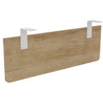 Voile de fond e - link / biospace pour bureau l. 120 cm - ch�ne nebraska - fixations blanches