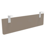 Voile de fond e - link / biospace pour bureau l. 140 cm - argile - fixations blanches Voile de fond e - link / biospace pour bureau l. 140 cm - argile - fixations blanches