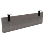 Voile de fond e - link / biospace pour bureau l. 140 cm - cdre - fixations noires