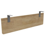 Voile de fond e - link / biospace pour bureau l. 140 cm - ch�ne nebraska - fixations aluminium