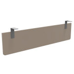 Voile de fond e - link / biospace pour bureau l. 160 cm - argile - fixations aluminium Voile de fond e - link / biospace pour bureau l. 160 cm - argile - fixations aluminium