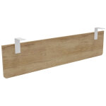 Voile de fond e - link / biospace pour bureau l. 160 cm - ch�ne nebraska - fixations blanches