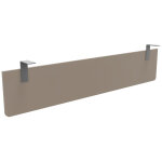 Voile de fond e - link / biospace pour bureau l. 180 cm - argile - fixations aluminium Voile de fond e - link / biospace pour bureau l. 180 cm - argile - fixations aluminium