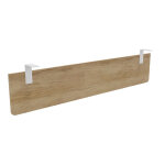 Voile de fond e - link / biospace pour bureau l. 180 cm - ch�ne nebraska - fixations blanches