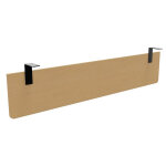 Voile de fond e - link / biospace pour bureau l. 180 cm - htre - fixations noires