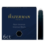 Waterman cartouche d'encre pour stylo plume - boîte de 6 recharges - noir Waterman cartouche d'encre pour stylo plume - boîte de 6 recharges - noir