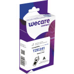 Wecare ruban compatible brother tze - 241 - 18 mm x 8 m - noir sur blanc