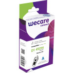 Wecare ruban compatible dymo d1 s0720540 - 45014 - 12 mm x 7 m - bleu sur blanc