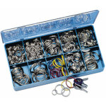 Wedo anneaux porte - cl en mtal, assortiment de 300 pices
