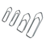 Wonday boîte de 100 trombones polies galvanisé 32 mm Wonday boîte de 100 trombones polies galvanisé 32 mm