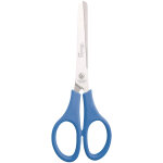 Wonday ciseaux ambidextre bleu - lames en acier - bouts ronds - longeur 15 cm