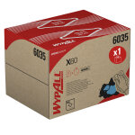Wypall chiffons d'essuyage blancs pli�s en quatre, simple �paisseur 317 x 420 mm - 6035 - paquet de 200 ...
