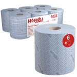 Wypall l10 papier d'essuyage simple épaisseur 630 feuilles 185 mm - bleu - lot de 5 bobines de 239 m Wypall l10 papier d'essuyage simple épaisseur 630 feuilles 185 mm - bleu - lot de 5 bobines de 239 m