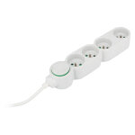 Zenitech bloc multiprises 4 prises 16a - câble 1, 5 m - blanc Zenitech bloc multiprises 4 prises 16a - câble 1, 5 m - blanc