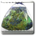 1. 75 cts malachite azurite madagascar.