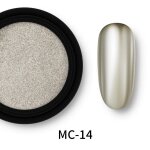 1 bote de vernis a ongles miroir, paillettes, pigment chrom ebloubricolage, poudre micro holographique, ...