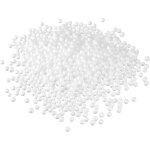 1 paquet de 0, 1  mini perles de mousse de polystyrne blanc boule ronde pour les arts, bricolage