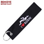 1 pc1 - clés de voiture et moto i love sushi, bijoux amusants, personnalisés, cadeaux llavero 1 pc1 - clés de voiture et moto i love sushi, bijoux amusants, personnalisés, cadeaux llavero