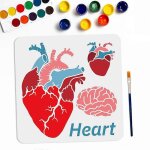 1 sac us 1 pice pet evid dessin peinture pochoirs pour bricolage scrapbooking album photo avec 1 pice ...