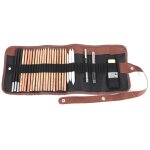 1 set 18pcs sketch pencils paper art pen charcoal extender eraser cutter drawing set