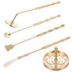 1 set laiton encens faire outils poudre encens moule cuillère pelle brosse cendre presse outil 1 set laiton encens faire outils poudre encens moule cuillère pelle brosse cendre presse outil