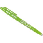 1 stylo frixion ball - encre effaable - couleur vert claire - pointe moyenne 0. 7mm