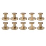 10 ensembles de vis de reliure de livre facilement lier d�monter robustes diy ledger rivets pour ledger13x18mm ...